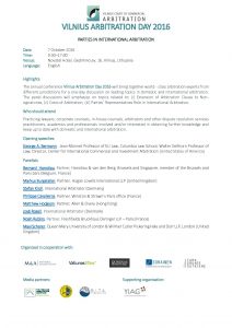 VILNIUS ARBITRATION DAY 2016 flyer with programme-page-001
